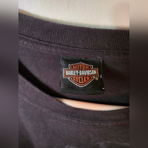 Vintage Harley Davidson Motorcycle Tshirt Rocky Mountain, Denver Colorado Sz XL - Picture 5 of 6